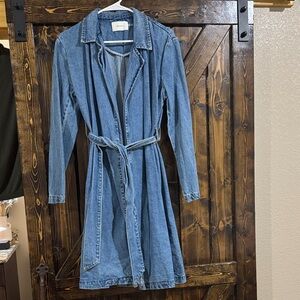 Denim Trench Coat